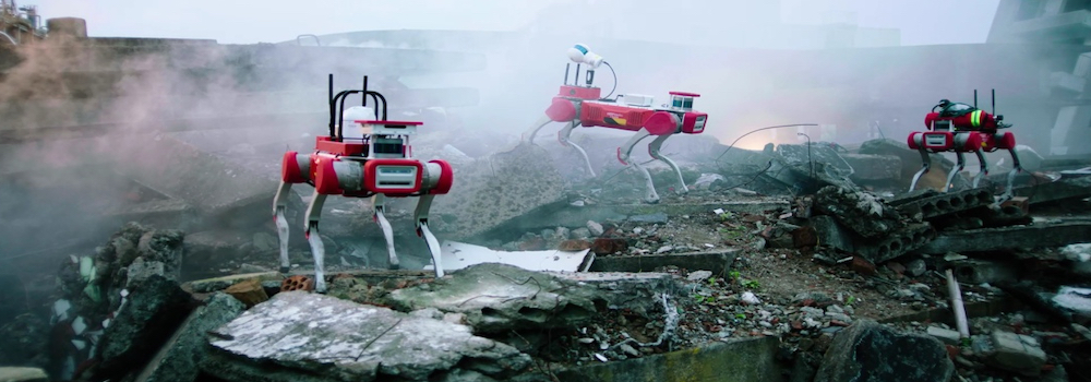Four Foot Robot MESH Networks